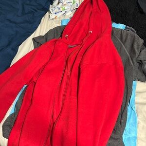 Red jacket size small